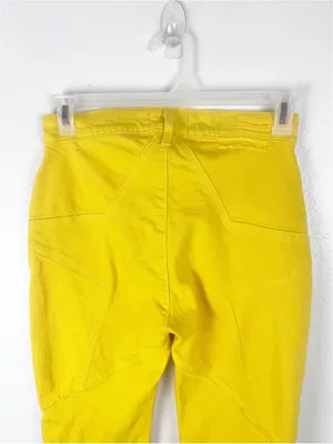 Revice Denim Venus Flare Star Golden Yellow High Rise Jeans Size 30 Boho Retro Casual thumbnail 11