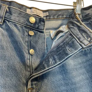 & OTHER STORIES Blue Stonewashed Denim Straight Leg Button-Fly Jeans - Sz 31/30 thumbnail 5