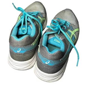 ASICS Gel-Contend 3 Womens Shoes Size 10 D Gray Aqua Blue Running Walking thumbnail 4