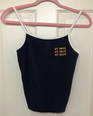 Forever 21 Navy Blue Tank Top thumbnail 3