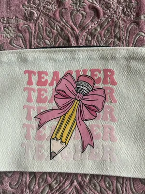 & Other Stories Makeup & Accessories Small Canvas Zipper Bag Size 5.1 by 8.3 inches NWT thumbnail 2