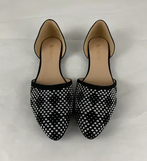 Resisted NWOT Black Studded Flat Size 9.5 thumbnail 4