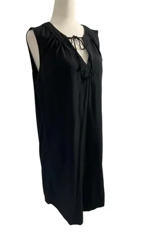 Old Navy Women Size Medium Summer Dress Sleeveless Black 1-410 thumbnail 3