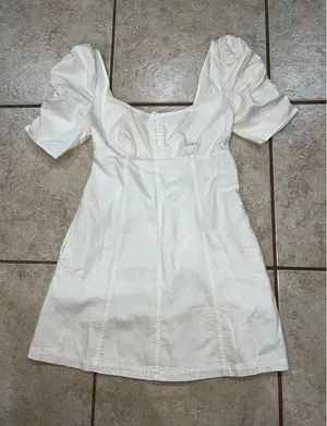 Free People Denim Dress Mini thumbnail 1