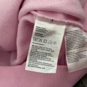 H&M Ville De Lumiere Montmartre Paris 1998 Pink Embroidered Hoodie Size M thumbnail 6