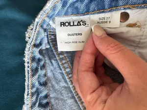 Rollas Jean Shorts Revolve High-Waisted Duster thumbnail 8
