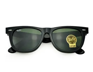New Ray-Ban Wayfarer Black Frame Green Lens RB2140 G15 Lens thumbnail 5