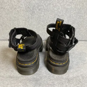 Doc Martens Ricki Gladiator Sandals Women 9 Black‎ Platform Webbing Strap EUC thumbnail 5