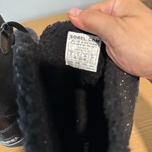 SOREL 'Tivoli' Waterproof Black Sparkle Winter Snow Boot Size 8 thumbnail 5