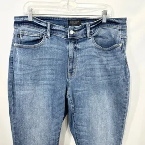 Judy Blue‎ Plus Size 18W Jeans Skinny High Rise Solid Stretch Denim 1108 thumbnail 5