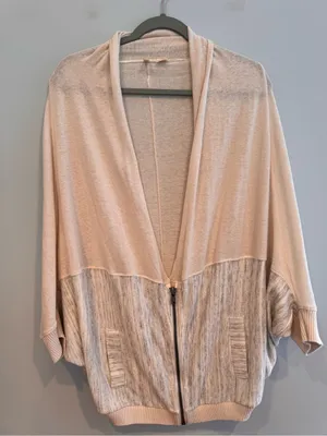 Anthropologie MOTH Austral Cocoon Dolman Zip-Up Cardigan Sweater NWOT thumbnail 2