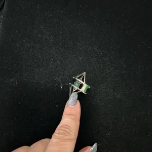 Amrapali Turquoise Sapphire Diamond Stack Ring thumbnail 4