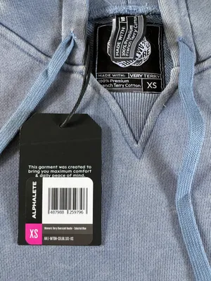 Alphalete Women’s Terry Oversized Hoodie - Celestial Blue ,Size XS thumbnail 7