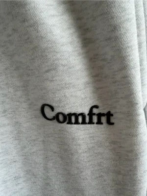 Comfrt Cloud Heather Gray Sweatpants Joggers Embroidered Logo Women Size 3X Plus thumbnail 7