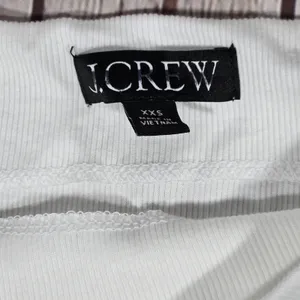 J. Crew Fine-rib‎ fitted boatneck T-shirt White XXS thumbnail 3
