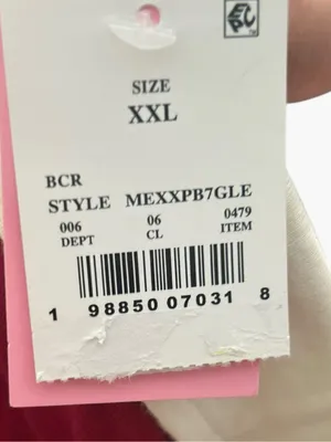 Plus-Size Burgundy Rugby Crop Sweatshirt with Pink '10' Graphic thumbnail 7