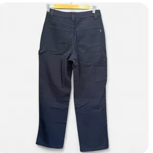 Aritzia TNA Navy Blue Utility Pants 100% Cotton Size 2 thumbnail 5