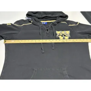Champion WMU Western Michigan Broncos XXL Lace Up Hockey Hoodie Sweatshirt thumbnail 5