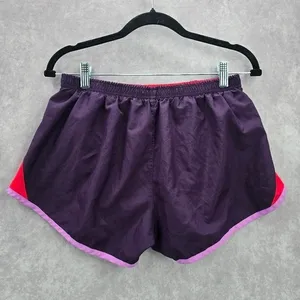 Nike Purple Pull On Athletic Active Running Pants Shorts L Large‎ thumbnail 3