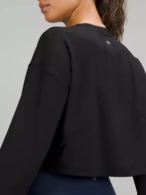 Women’s Lululemon Muscle Love Long Sleeve Shirt Black Size 6 thumbnail 3