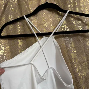 Abercrombie & Fitch White Seamless Halter Neck Bodysuit Medium NWT thumbnail 4