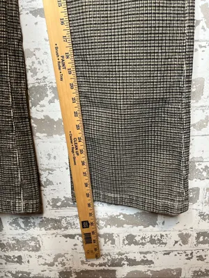 American Eagle | women velvet corduroy plaid bootcut pants thumbnail 7
