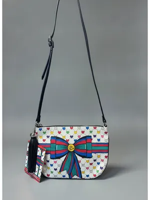 Brighton Love & Joy Crossbody with Colorful Heart and Bow thumbnail 2