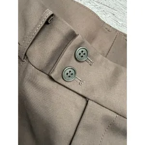 Vintage Y2K Uniqlo Style Up Flare Pants Women's 28 Dark Brown NWT Japan thumbnail 6