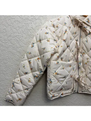 No Boundaries Quilted Bow Jacket Size Small thumbnail 8