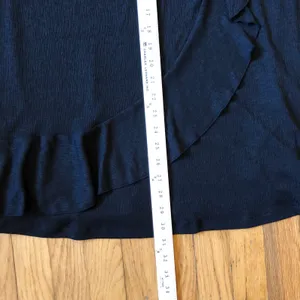 Zara NWT Women's Black Empire Waist Spaghetti Strap V-Neck Sundress Size M thumbnail 8