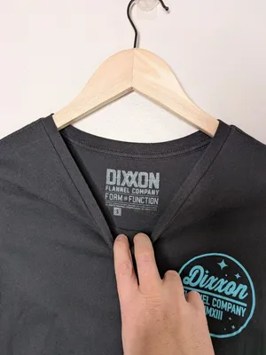 Dixxon Flannel Co. Black Graphic Tee Shirt Small Cotton thumbnail 3