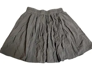 Fashion Maps Womens Black Elastic Waist Pleated Flared Mini Skirt Skater Style thumbnail 1