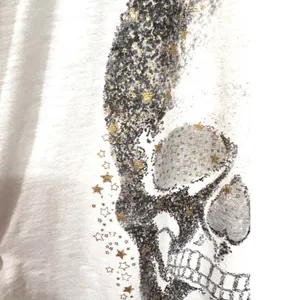 Torrid Super Soft Slub Jersey Skull Graphic Raglan Tee Edgy Halloween Size 2(2X) thumbnail 14