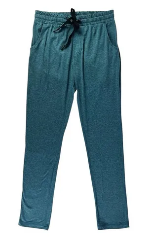 Natori Heather Turquoise‎ Blue Soft Lounge PJ Pants Drawstring Waist Size Small thumbnail 1