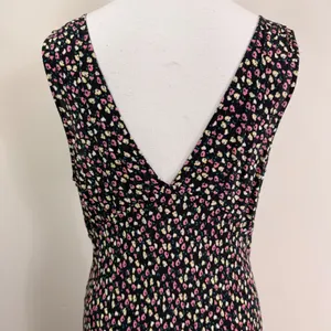 Rails Womens Black Ditsy Floral V-Neck Sleeveless Maxi Slip Dress Size Medium thumbnail 6