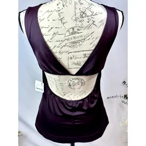 Free People Take You There Open Back Cami Wine M thumbnail 12