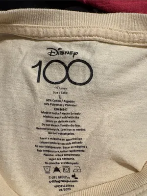 Mickey Mouse t shirt Disney 100 years (Happiness is a state of mind) Sz Large thumbnail 4