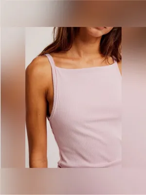 NWT Free People We The Free Mia Tank - pink a boo pink rose - XS, Medium thumbnail 8