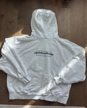 Cold Culture Hoodie White Size M thumbnail 1