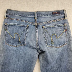 Citizens of Humanity Womens Jeans Sz 27 Blue Kelly 001 Low Waist Bootcut Stretch thumbnail 13