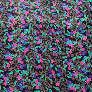 90s Prestige Business Fashions Floral Blouse Purple Pink USA Made Size 10 Office thumbnail 5