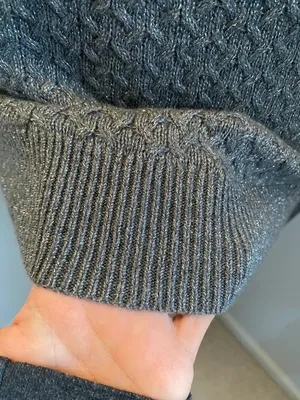 Ann Taylor BNWT LOFT Grey Knit Mixed Wool Sweater thumbnail 3