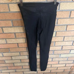 SPANX Faux Leather Leggings Black Women’s Size Small 2437 thumbnail 4