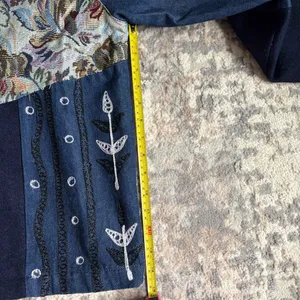 Vintage M patchwork jacket fall staple Blue Size M thumbnail 9