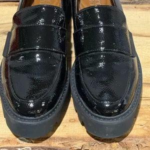 Franco‎ Sarto Brindy Platform Black Loafer Size 8.5 A51 thumbnail 4