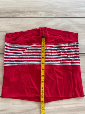 I AM GIA Blare Zip Up Boob Tube Top Red Medium NWT IN PACKAGE thumbnail 11