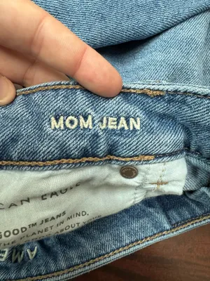 American Eagle Stretch Mom Jean Denim Jeans Size 14 thumbnail 7
