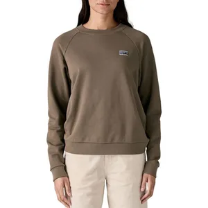 Patagonia Women Regenerative Organic Cotton Crew Top Marlow Brown Small NWT thumbnail 10