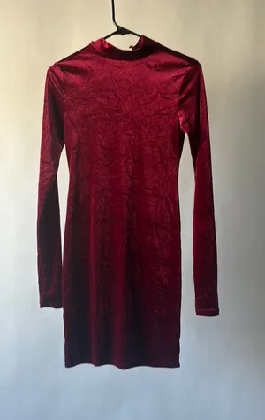 Windsor Red Velvet Dress thumbnail 1