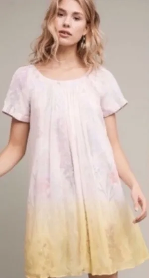 Anthropologie HD Paris‎ Chroma floral ombré dress thumbnail 1